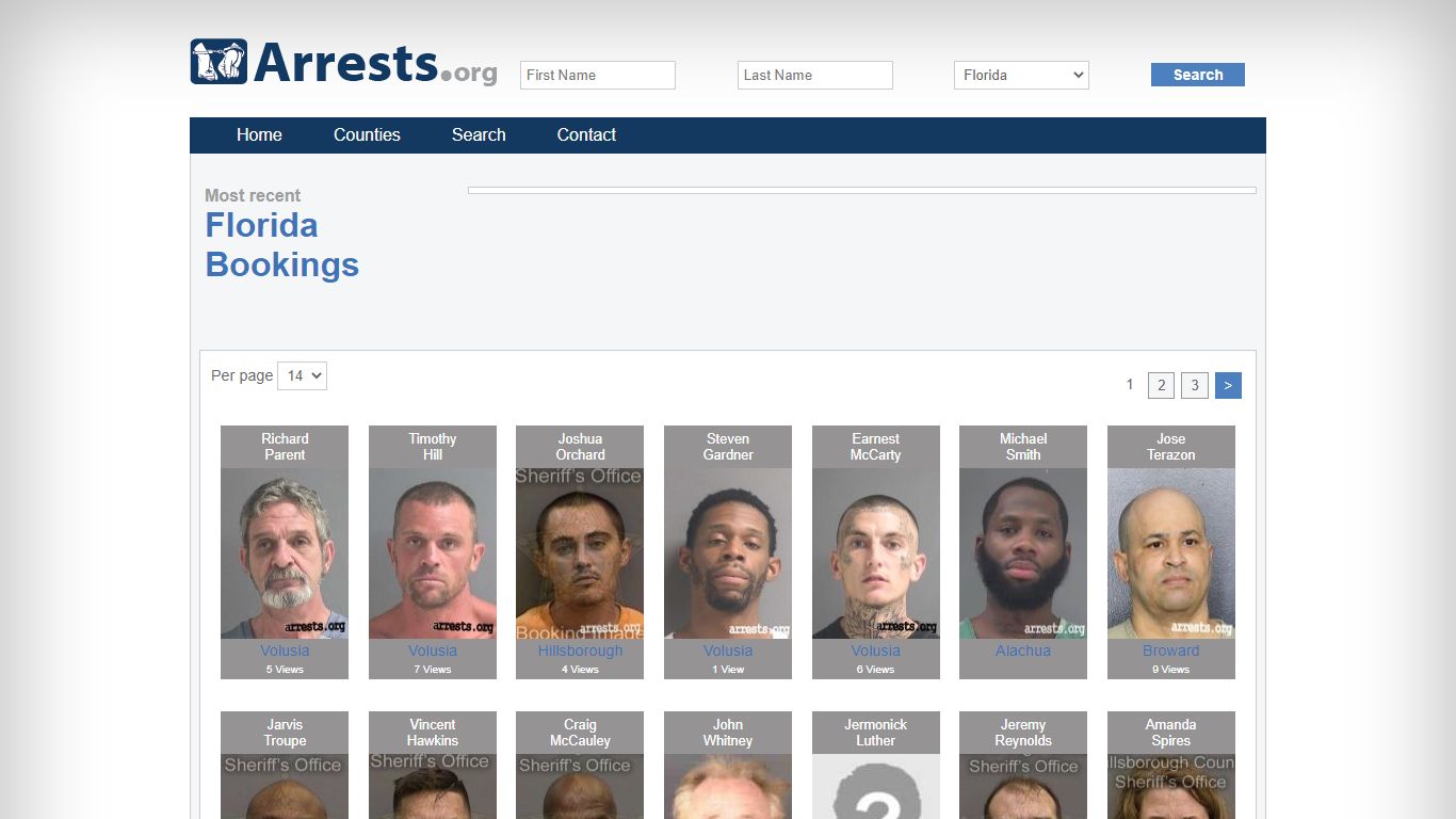 Search Florida Florida Jail Arrest Records